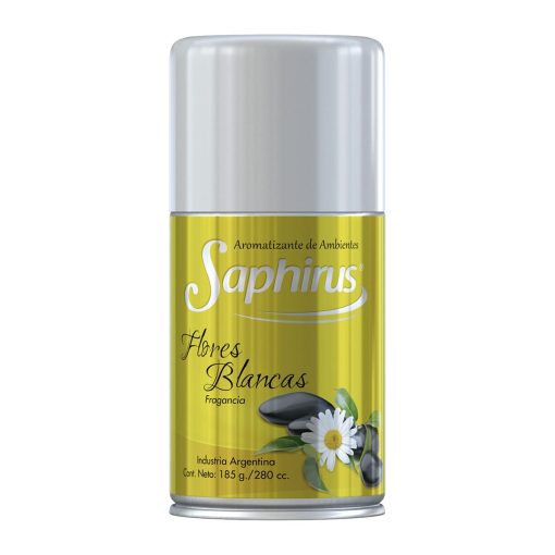Aerosol Saphirus Flores Blancas